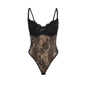 SUBBLIME - 955625 BODY KORONKOWE Z ZAPIÄCIEM NA DOLE CZARNE L/XL